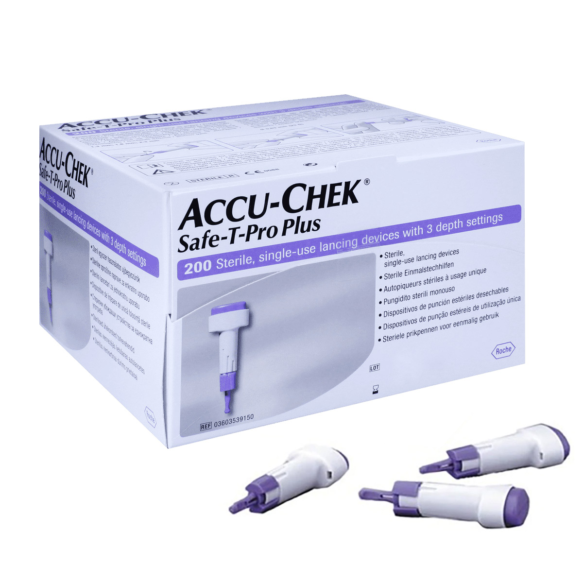 Lancette Pungidito sterili Accu Chek Safe T Pro Plus - LABEVOLUTION