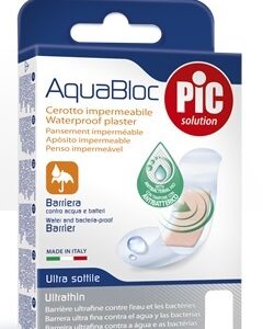 Cerotto pic aquabloc 10x10cm antibatterico 5 pezzi