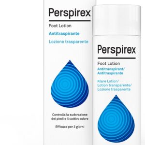 Perspirex foot lotion antitraspirante lozione trasparente sudorazione e cattivo odore piedi 100 ml