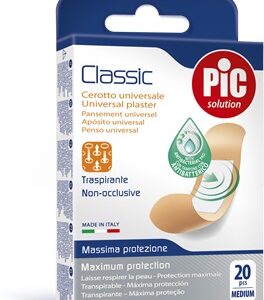 Cerotto pic classic 19×72 mm antibatterico 20 pezzi