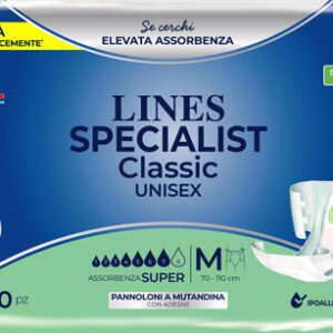 Pannolone a mutanda lines specialist classic super mm 30 pezzi