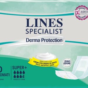 Pannolone per incontinenza lines specialist derma sagomato super+ 30 pezzi