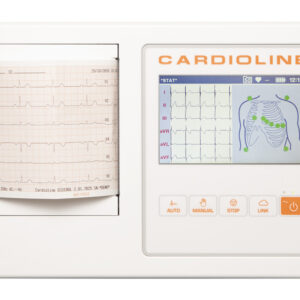 CARDIOLINE ECG100L GLASGOW - schermo a colori touch da 5" Elettrocardiografi 3-6-12 canali