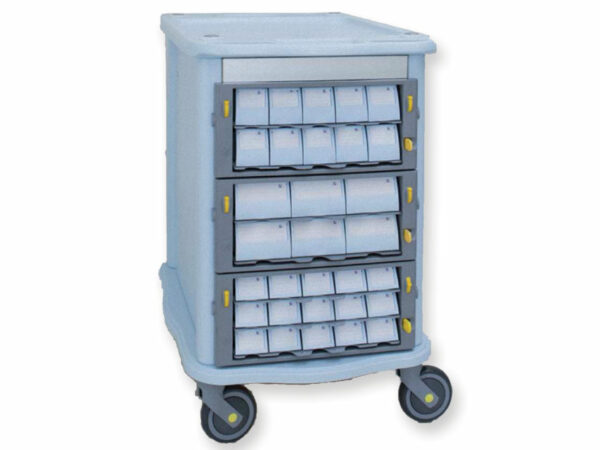 CARRELLO DOUBLE FACE FARMACIA - 60 cassetti Carrelli farmacia